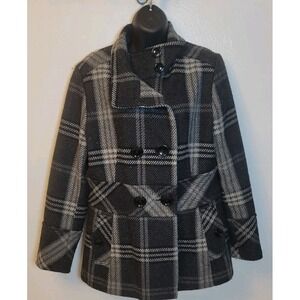 SPIRIT Peacoat Y2K Plaid Jacket M/L